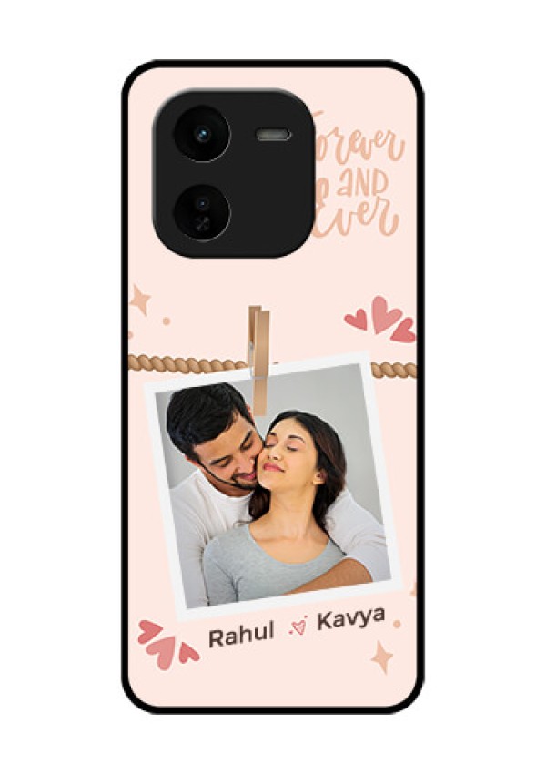 iQOO Z9X 5G Custom Glass Phone CaseForever And Ever Love Design