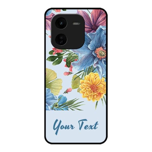 iQOO Z9X 5G Custom Glass Phone CaseStunning Watercolored Flowers Painting Design iQOO Z9X 5G Custom Glass Phone CaseStunning Watercolored Flowers Painting Design