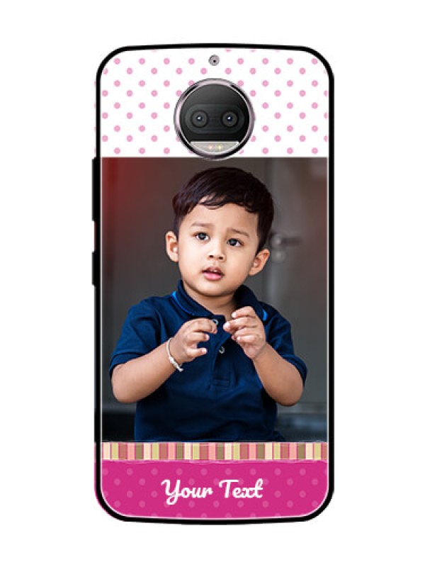 Custom Moto G5s Plus Photo Printing on Glass Case  - Cute Girls Cover Design