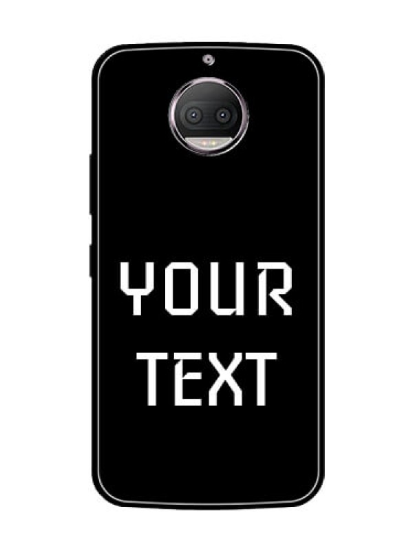 Custom Moto G5s Plus Your Name on Glass Phone Case
