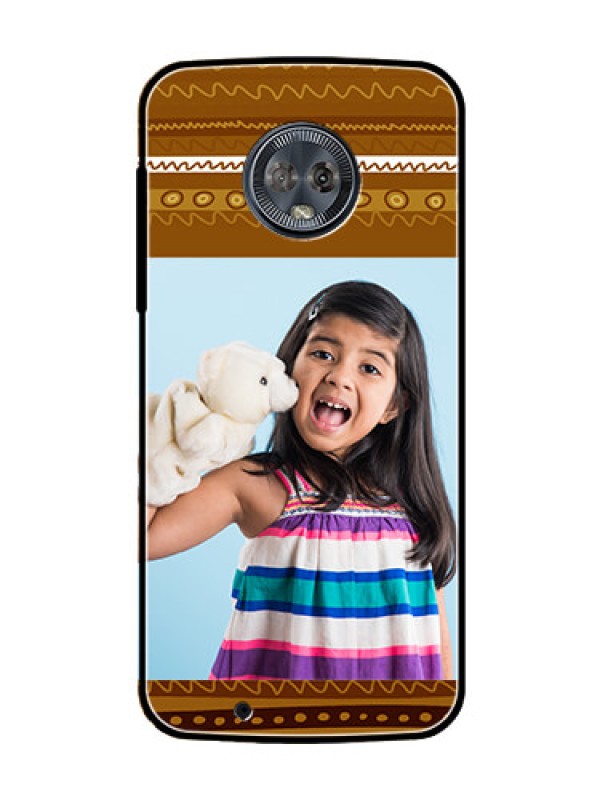 Custom Moto G6 Custom Glass Phone Case  - Friends Picture Upload Design 