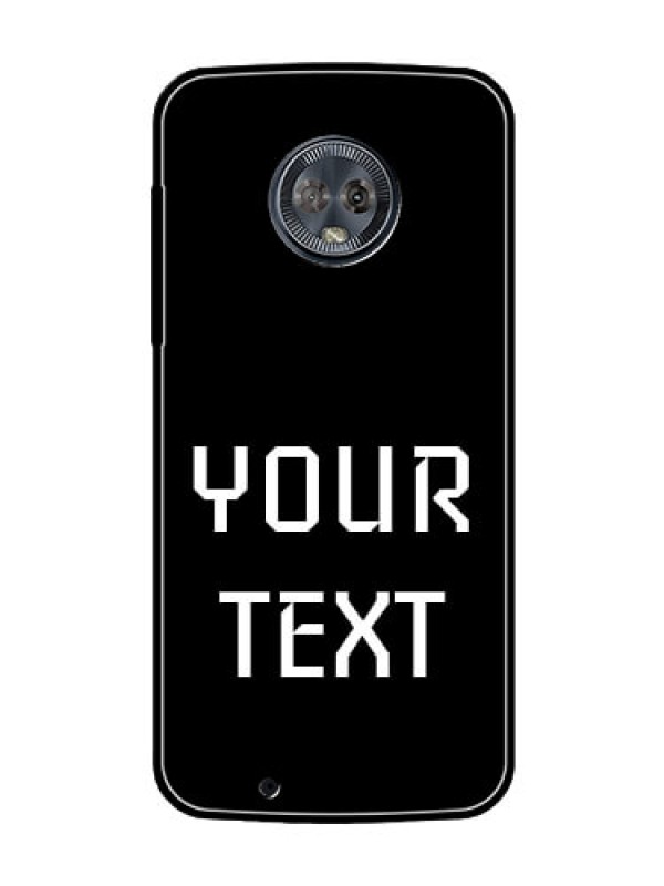 Custom Moto G6 Your Name on Glass Phone Case