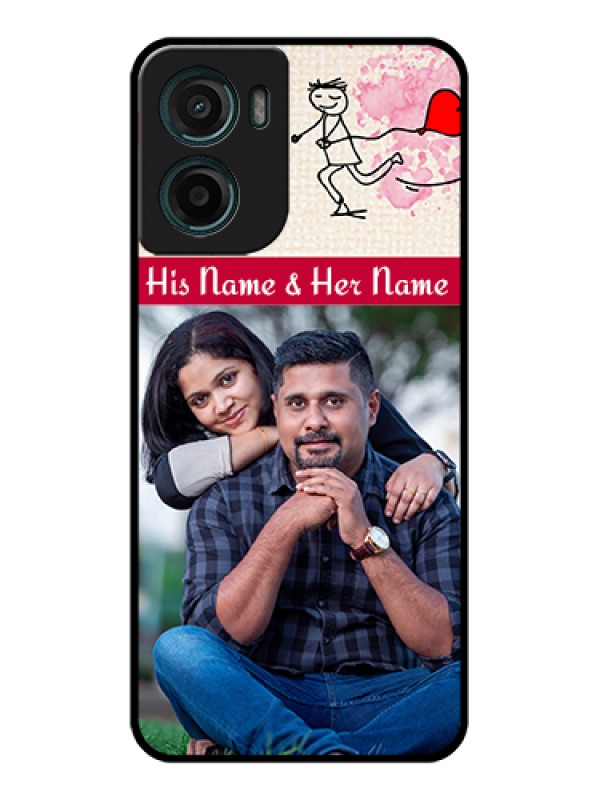 Custom Motorola E15 Custom Glass Phone Case - You And Me Case Design