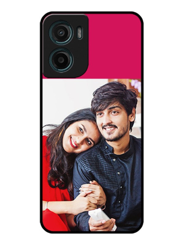 Custom Motorola E15 Custom Glass Phone Case - Anniversary Cover Design