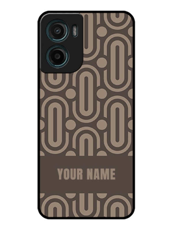 Custom Motorola E15 Custom Glass Phone Case - Captivating Zero Pattern Design