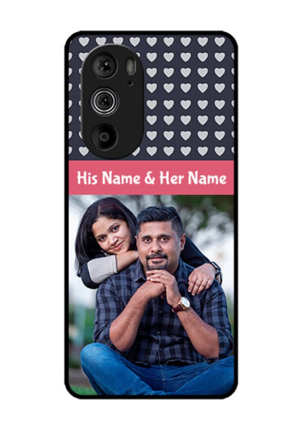 Motorola Edge 30 Pro Custom Glass Phone Case - Love Symbols Design