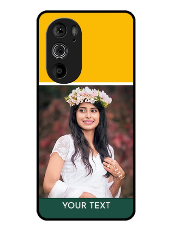 Custom Motorola Edge 30 Pro Custom Glass Phone Case - Love You Design