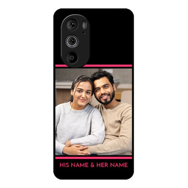 Motorola Edge 30 Pro Custom Glass Phone Case - With Add Text Design