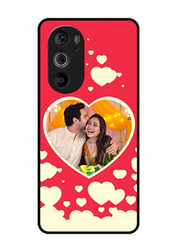 Motorola Edge 30 Pro Custom Glass Phone Case - Love Symbols Phone Cover Design