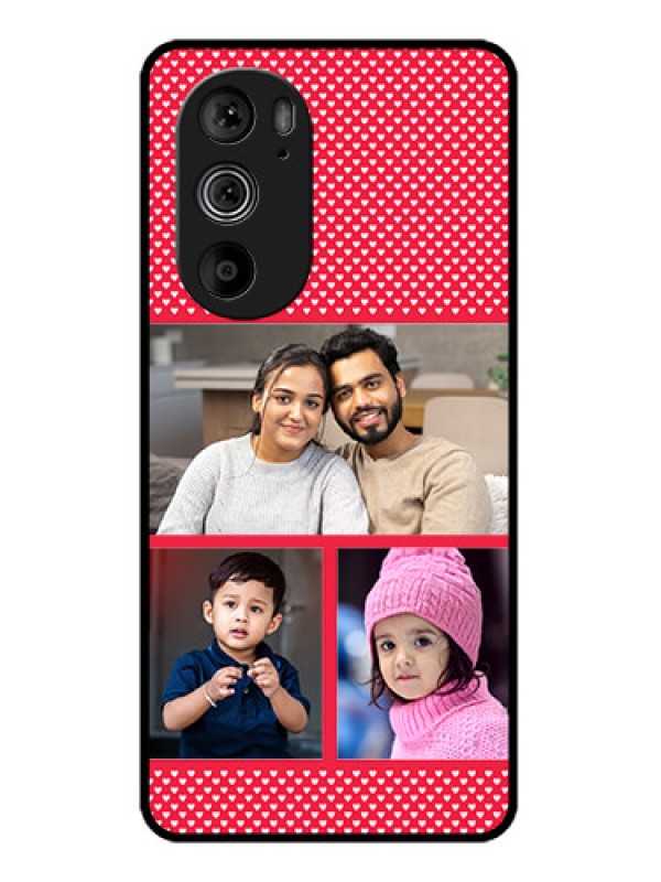 Custom Motorola Edge 30 Pro Custom Glass Phone Case - Bulk Photo Upload Design