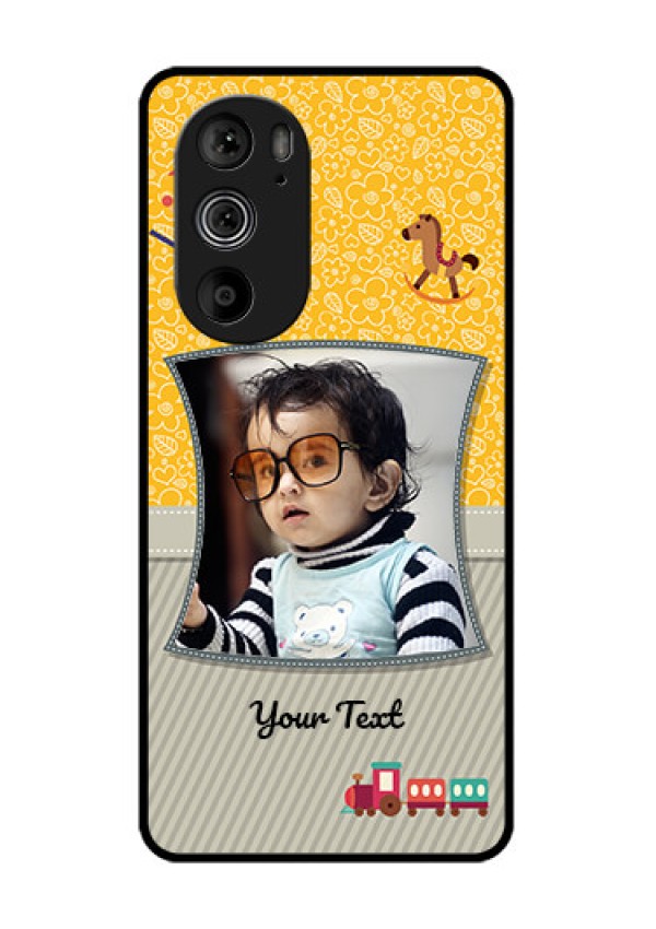 Motorola Edge 30 Pro Custom Glass Phone Case - Baby Picture Upload Design