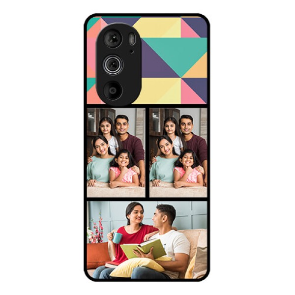 Motorola Edge 30 Pro Custom Glass Phone Case - Bulk Pic Upload Design