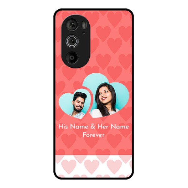 Motorola Edge 30 Pro Custom Glass Phone Case - Couple Pic Upload Design Motorola Edge 30 Pro Custom Glass Phone Case - Couple Pic Upload Design