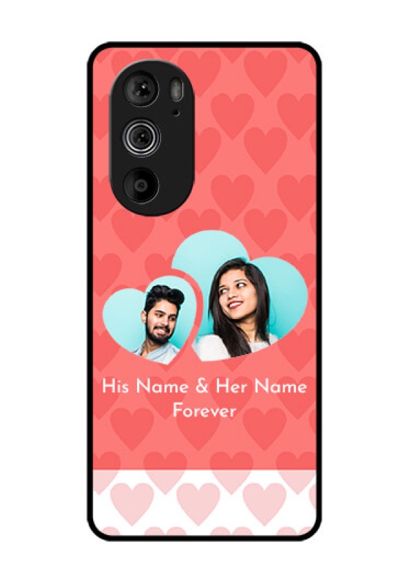 Motorola Edge 30 Pro Custom Glass Phone Case - Couple Pic Upload Design
