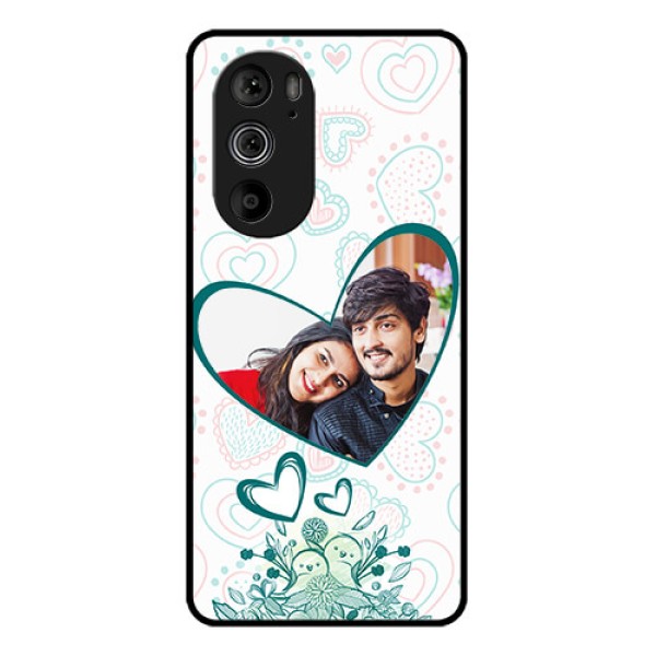 Motorola Edge 30 Pro Custom Glass Phone Case - Premium Couple Design