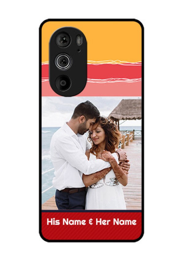 Motorola Edge 30 Pro Custom Glass Phone Case - Colorful Case Design