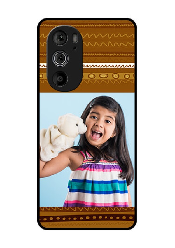 Motorola Edge 30 Pro Custom Glass Phone Case - Friends Picture Upload Design
