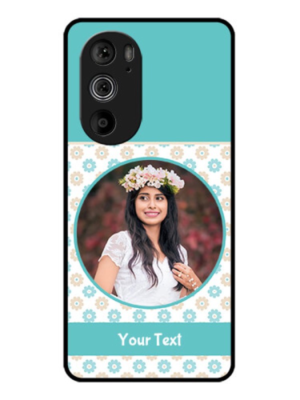 Custom Motorola Edge 30 Pro Custom Glass Phone Case - Beautiful Flowers Design