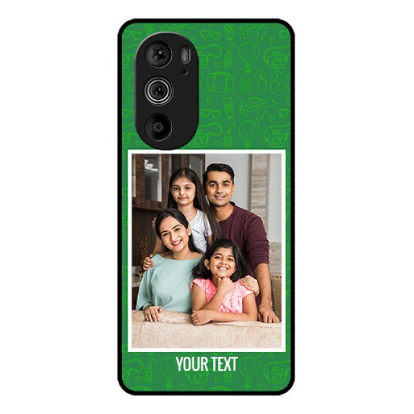 Motorola Edge 30 Pro Custom Glass Phone Case - Picture Upload Design
