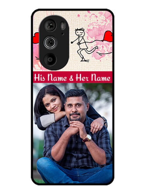 Custom Motorola Edge 30 Pro Custom Glass Phone Case - You And Me Case Design