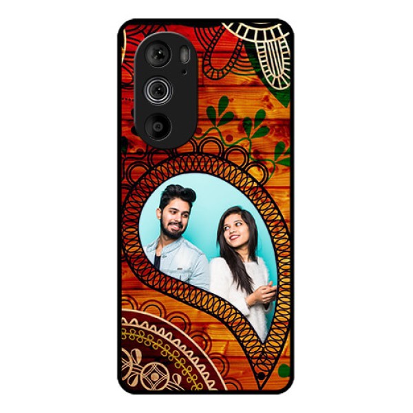 Motorola Edge 30 Pro Custom Glass Phone Case - Abstract Colorful Design
