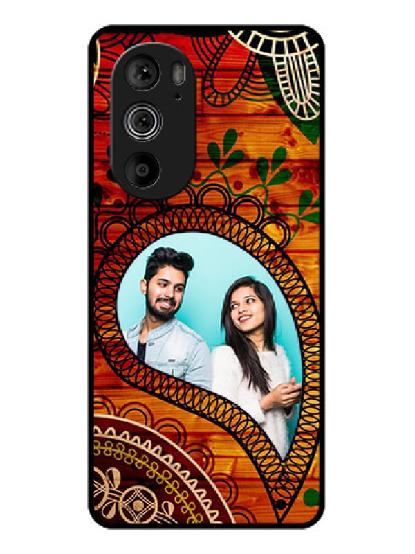 Custom Motorola Edge 30 Pro Custom Glass Phone Case - Abstract Colorful Design