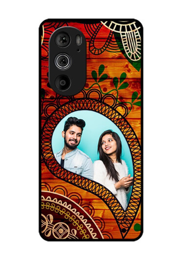Motorola Edge 30 Pro Custom Glass Phone Case - Abstract Colorful Design