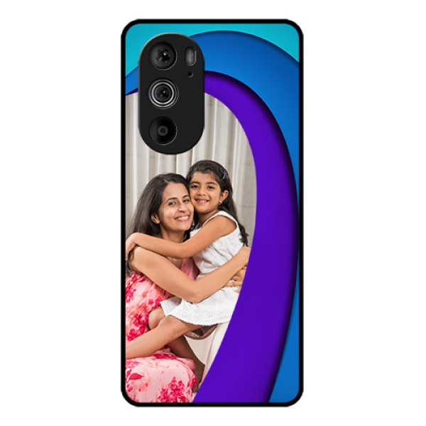 Motorola Edge 30 Pro Custom Glass Phone Case - Simple Pattern Design