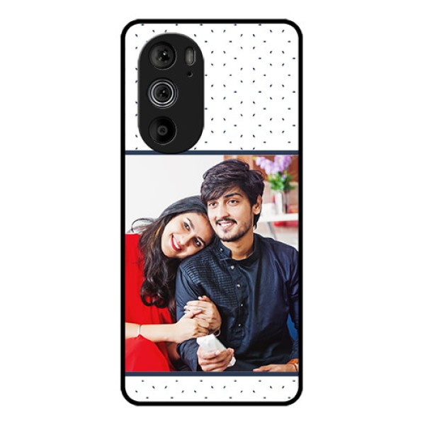 Motorola Edge 30 Pro Custom Glass Phone Case - Premium Dot Design
