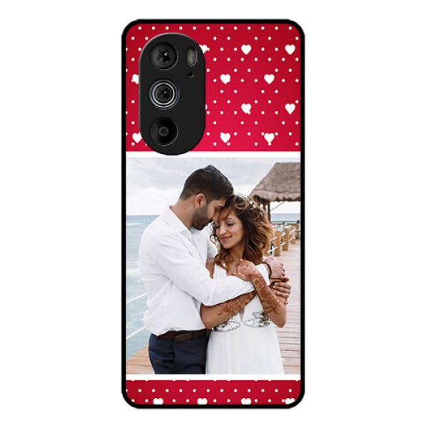 Motorola Edge 30 Pro Custom Glass Phone Case - Hearts Mobile Case Design Motorola Edge 30 Pro Custom Glass Phone Case - Hearts Mobile Case Design