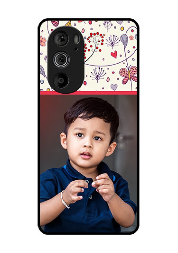 Motorola Edge 30 Pro Custom Glass Phone Case - Premium Floral Design