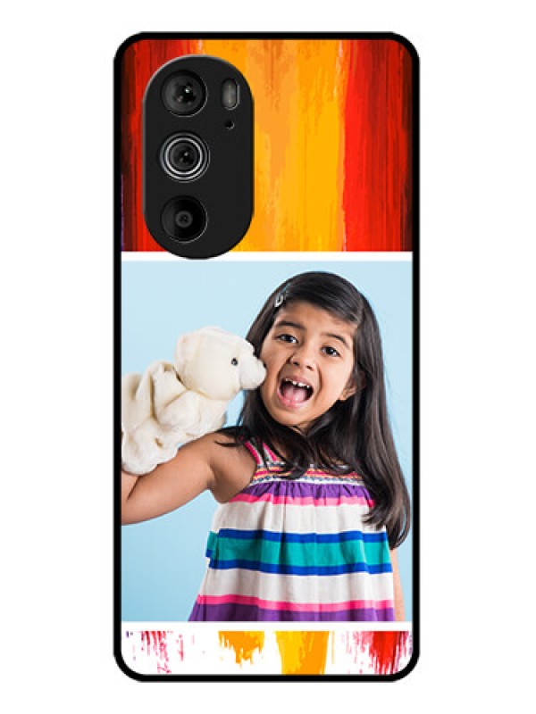 Custom Motorola Edge 30 Pro Custom Glass Phone Case - Multi Color Design