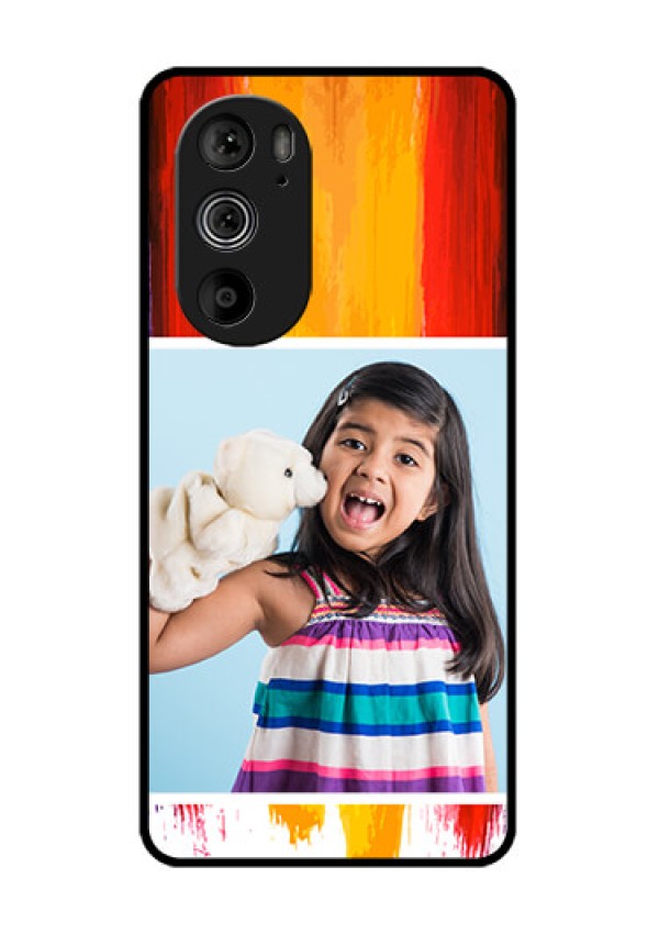 Motorola Edge 30 Pro Custom Glass Phone Case - Multi Color Design