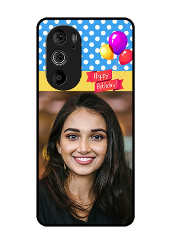 Motorola Edge 30 Pro Custom Glass Phone Case - Happy Birthday Design