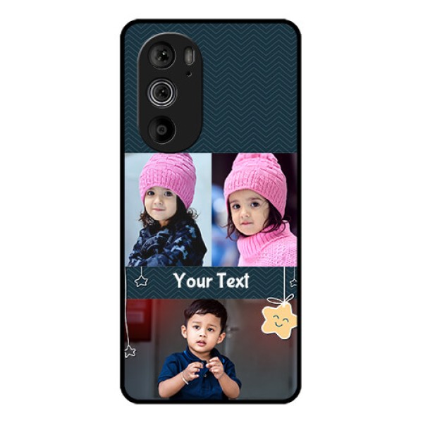 Motorola Edge 30 Pro Custom Glass Phone Case - Hanging Stars Design