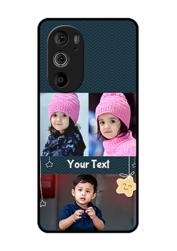 Motorola Edge 30 Pro Custom Glass Phone Case - Hanging Stars Design