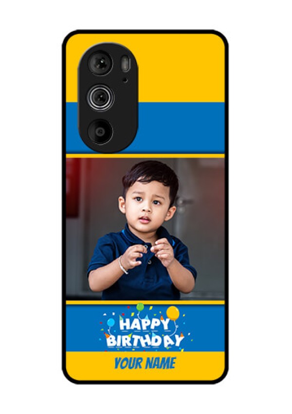 Motorola Edge 30 Pro Custom Glass Phone Case - Birthday Wishes Design