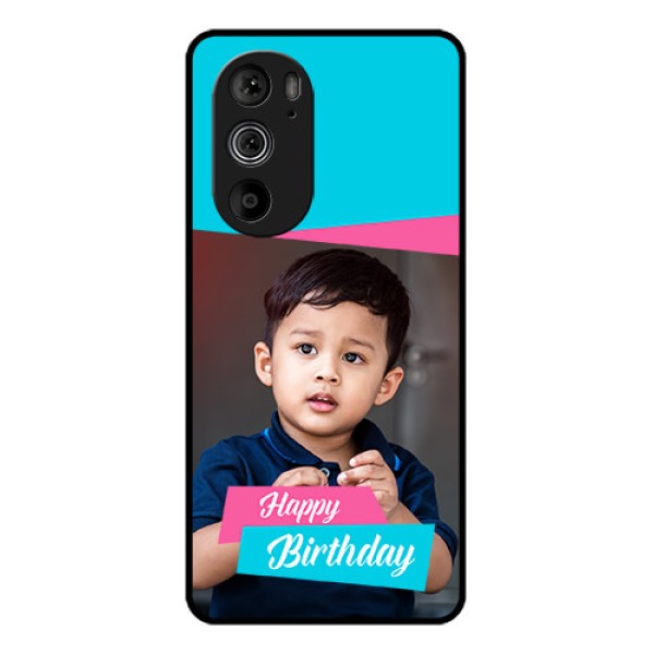 Motorola Edge 30 Pro Custom Glass Phone Case - Image Holder With 2 Color Design Motorola Edge 30 Pro Custom Glass Phone Case - Image Holder With 2 Color Design