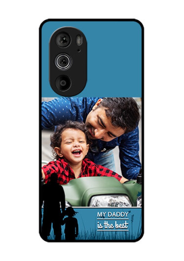Motorola Edge 30 Pro Custom Glass Phone Case - Best Dad Design