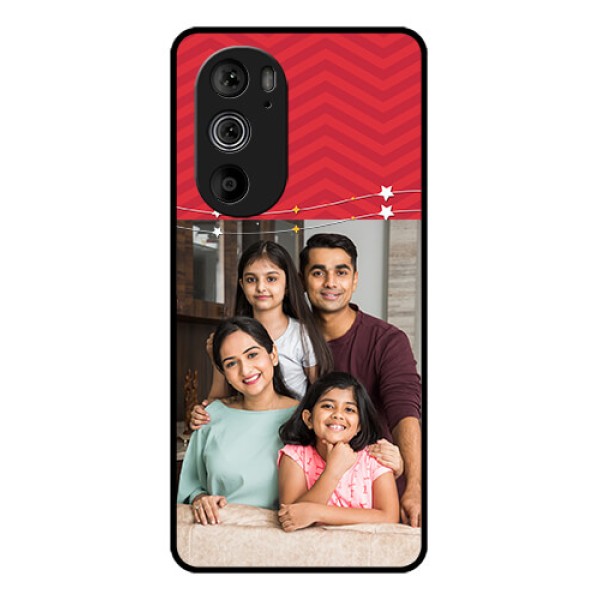 Motorola Edge 30 Pro Custom Glass Phone Case - Happy Family Design