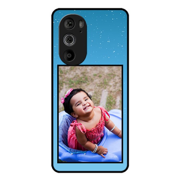 Motorola Edge 30 Pro Custom Glass Phone Case - Wave Pattern Colorful Design