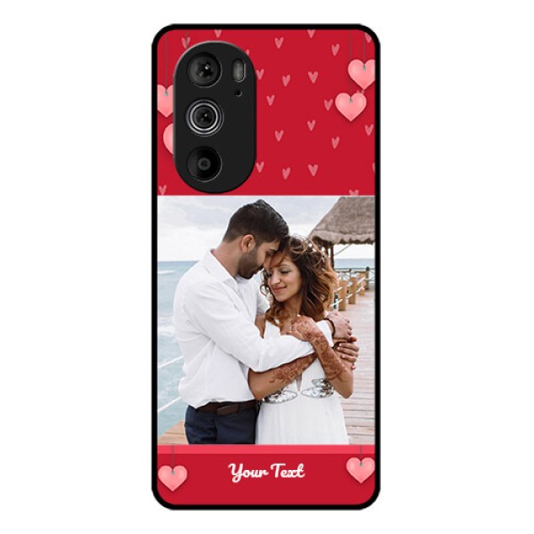 Motorola Edge 30 Pro Custom Glass Phone Case - Valentines Day Design