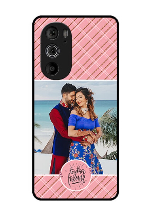 Motorola Edge 30 Pro Custom Glass Phone Case - Together Forever Design