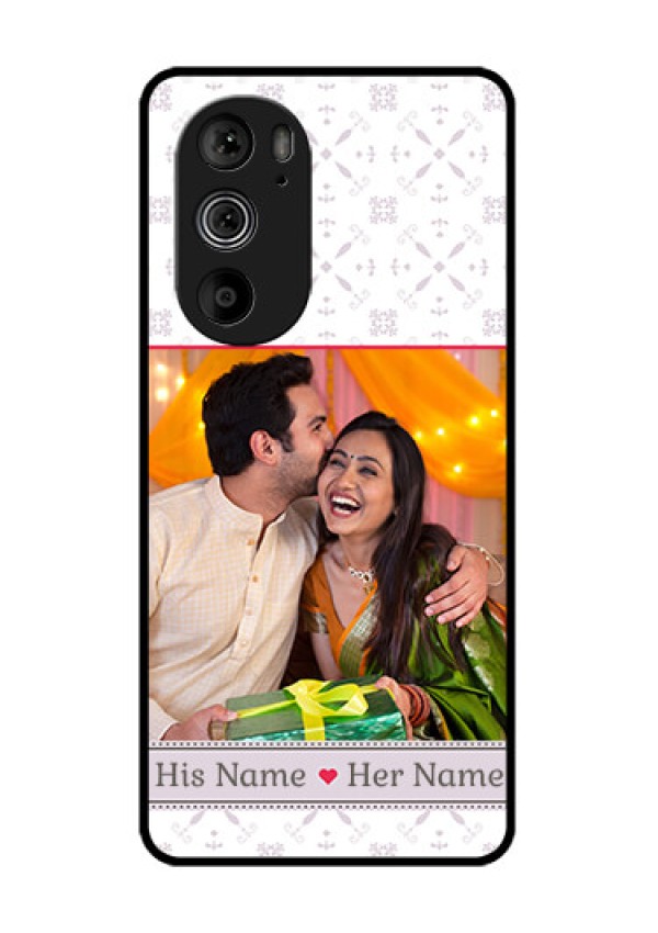 Motorola Edge 30 Pro Custom Glass Phone Case - With Photo And Ethnic Design