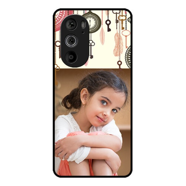 Motorola Edge 30 Pro Custom Glass Phone Case - Boho Style Design