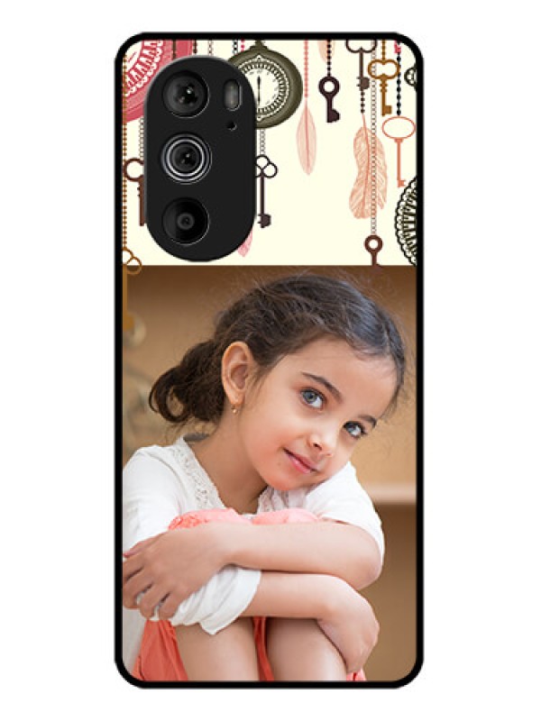 Custom Motorola Edge 30 Pro Custom Glass Phone Case - Boho Style Design