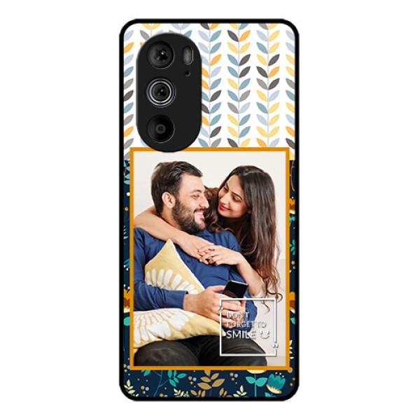 Motorola Edge 30 Pro Custom Glass Phone Case - Pattern Design