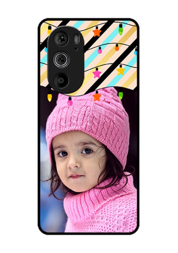 Motorola Edge 30 Pro Custom Glass Phone Case - Lights Hanging Design