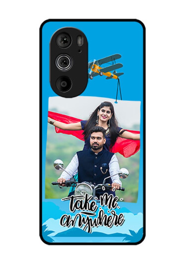 Motorola Edge 30 Pro Custom Glass Phone Case - Traveller Design