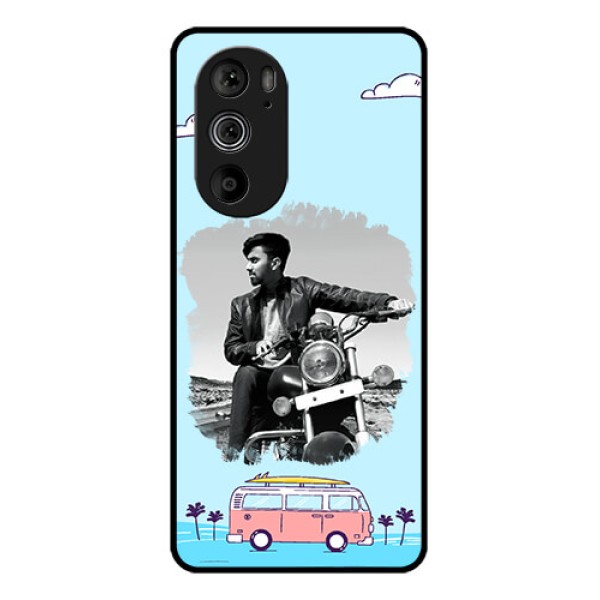Motorola Edge 30 Pro Custom Glass Phone Case - Travel & Adventure Design